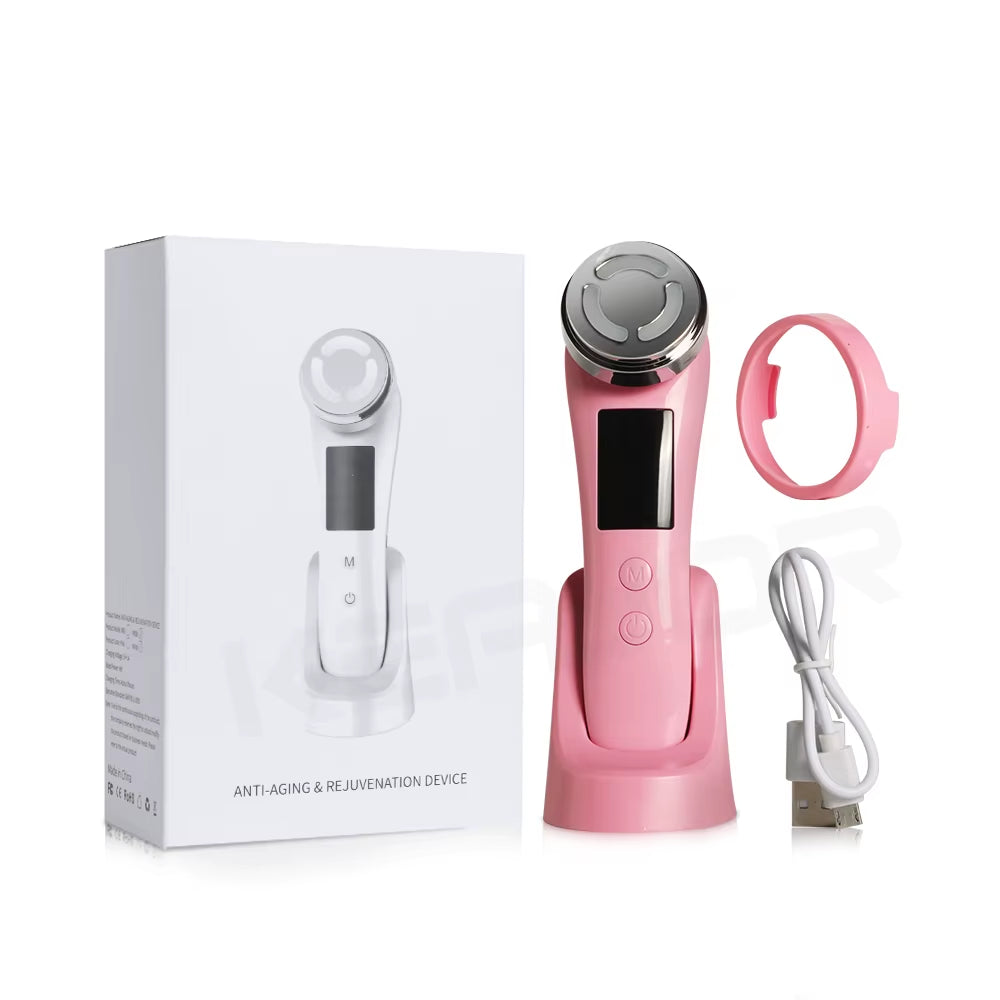 Facial Massager RF Facial Radiofrequency High Frequency Face Lifting Machine EMS Facial Microcurrent Lift Skin Tightening Device