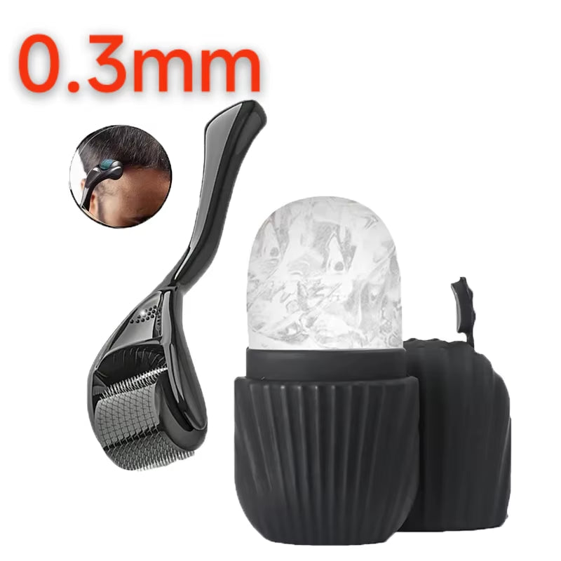 1/2/3Pcs Ice Face Roller Facial Skincare Ice Roller Set,Facial Roller Guasha Facetool Set,Face Massage Roller Lifting Contouring