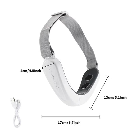V Face Facial Massager, Intelligent Beauty Household Facial Massager, V-Shaped Facial Lifting Firming Belt, Double Chin Reducer