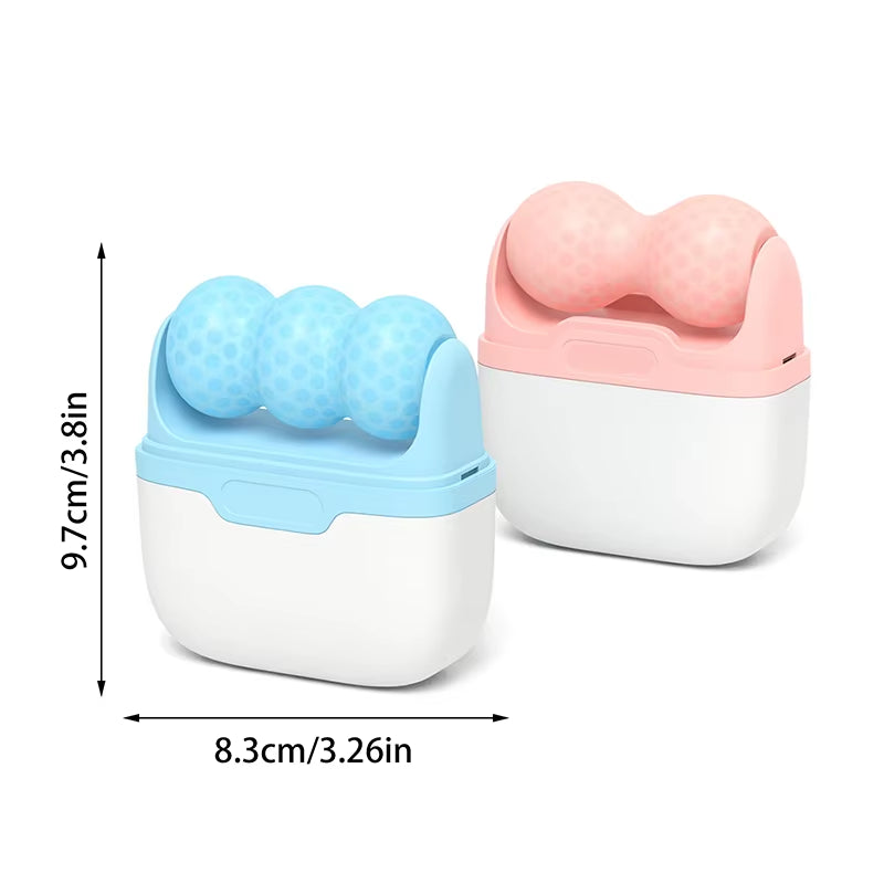 2 in 1 Ice Roller for Face Eye Pain Relief Facial Cold Massage Roller Skin Care Pain Relief Makeup Care Tool