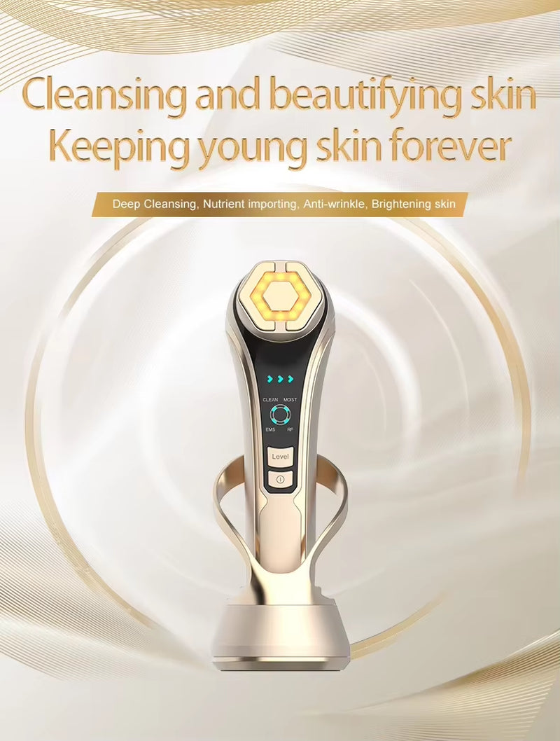 Home Use Skin Tightening Face Care Beauty Device Multi-Function Deep Cleaning