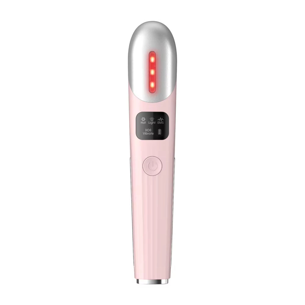 EMS Microcurrent Face Lifting Device Red Light Facial Wand Eye Neck Massager Skin Tightening anti Wrinkle Skin Care Beauty Gift